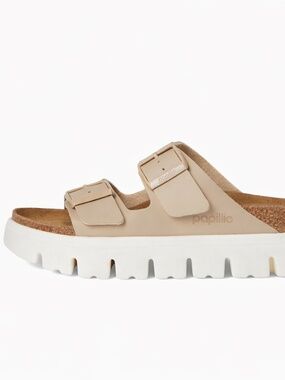 Birkenstock Papillio Arizona Chunky Platform Sandcastle Women 9 EU 40 , New